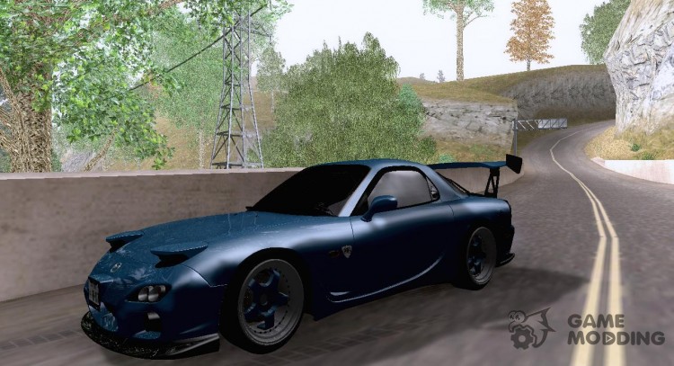 El Mazda RX-7 Hellalush para GTA San Andreas