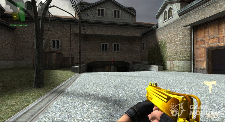 Gold mac_10 for Counter-Strike Source