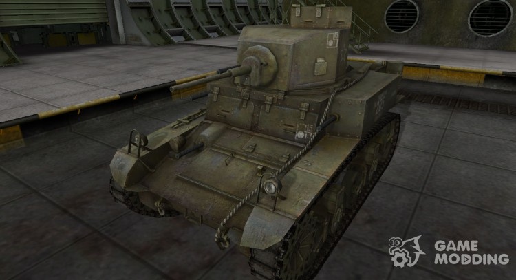 The skin with the inscription for M3 Stuart for World Of Tanks