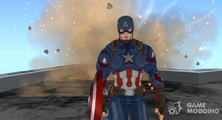 Captain America Civil War HD (2016) для GTA San Andreas