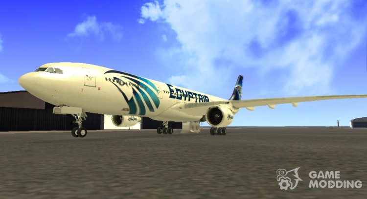 El Airbus A330-300 De EgyptAir para GTA San Andreas