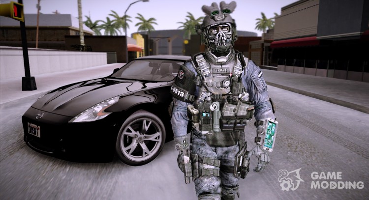 CoD Custom Ghost Retextured для GTA San Andreas