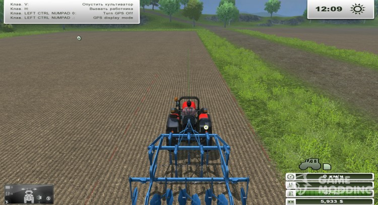 GPS Mod v 3.2 [MP] для Farming Simulator 2013