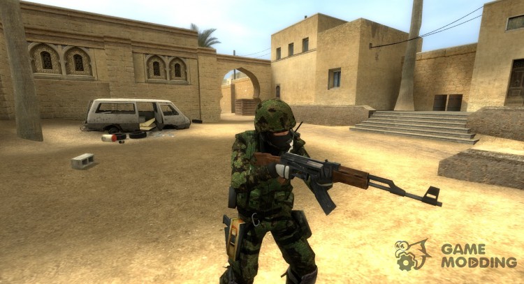 Camuflaje verde hoja para Counter-Strike Source
