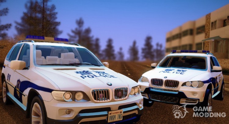 Bmw X5 E53 China Police para GTA San Andreas