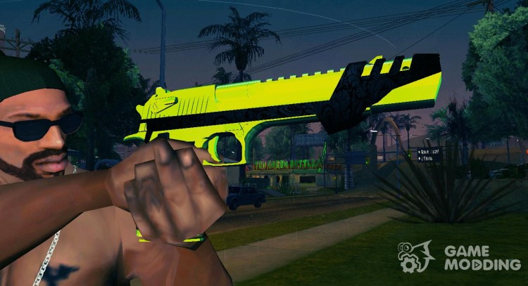 Green weapon's de crow para GTA San Andreas