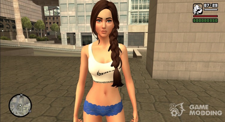 Girl from The Sims 4 for GTA San Andreas