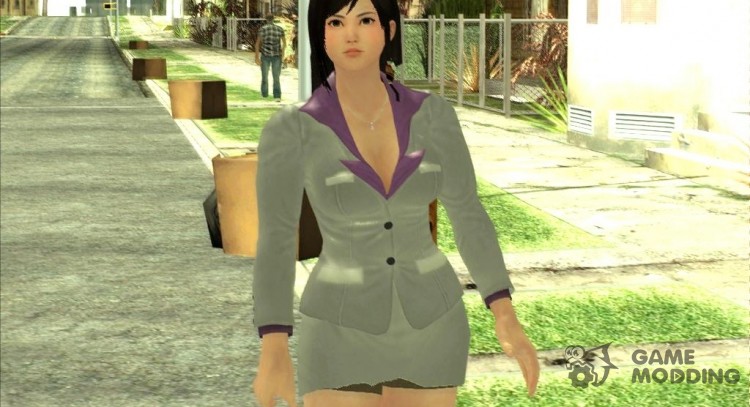 Kokoro Business Suit para GTA San Andreas