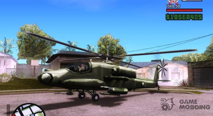 Suave movimiento de helicópteros para GTA San Andreas