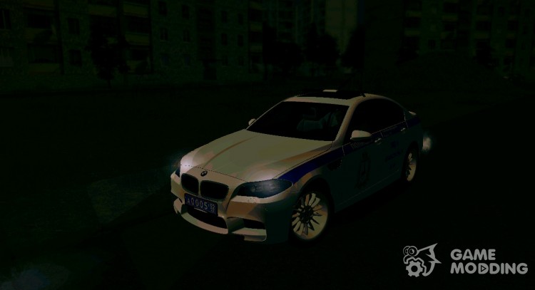 BMW M5 F10 Полиция для GTA San Andreas