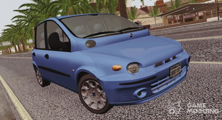 Fiat Multipla с нормальными бамперами для GTA San Andreas