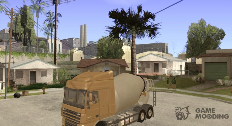 DAF XF ETS 2008 concrete mixer for GTA San Andreas