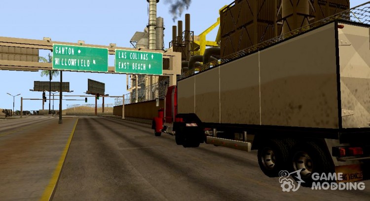 Realistic Linerunner Trailer для GTA San Andreas