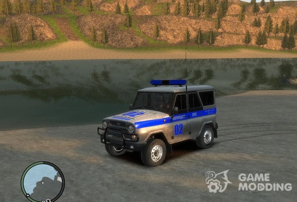 UAZ-315195 Hunter-police for GTA 4