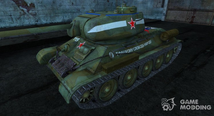 T-34-85 salecivija para World Of Tanks