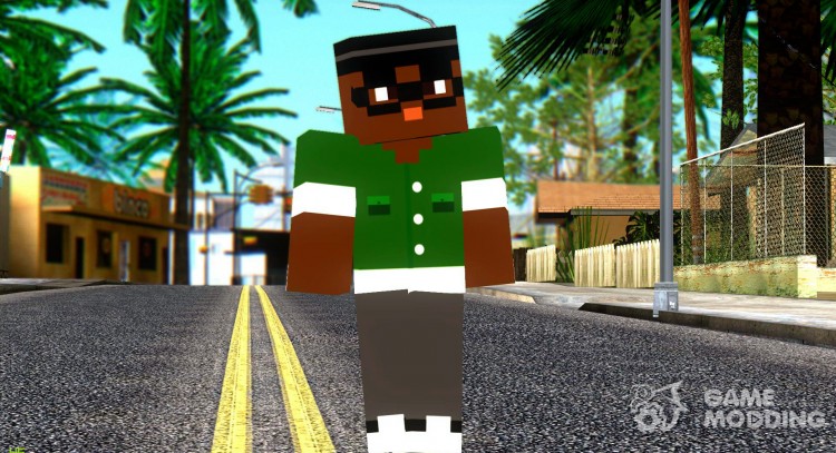 Bigsmoke Había Minecraft Skin para GTA San Andreas