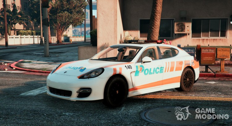 Porsche Panamera Swiss - GE Police для GTA 5