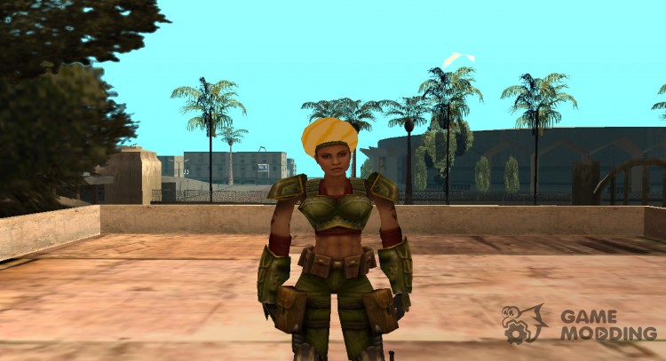 Женщина в бронекостюме для GTA San Andreas