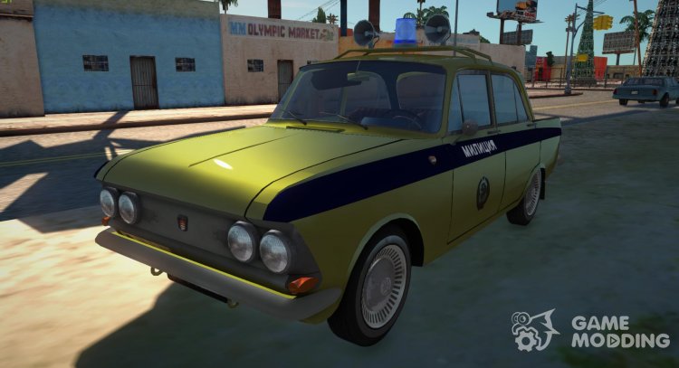 Moskvich-408 Policía para GTA San Andreas