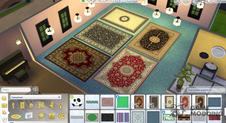 Elegant carpet for Sims 4