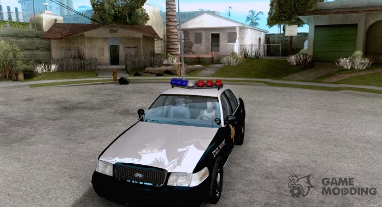 Ford Crown Victoria Texas policía para GTA San Andreas
