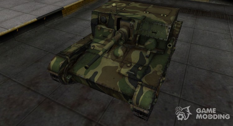Skin for SOVIET tank at-1 for World Of Tanks