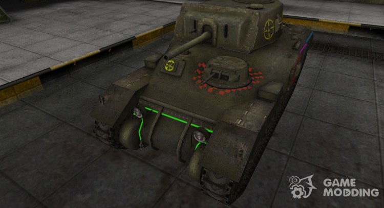 Contorno de la zona de rotura de Ram-II para World Of Tanks