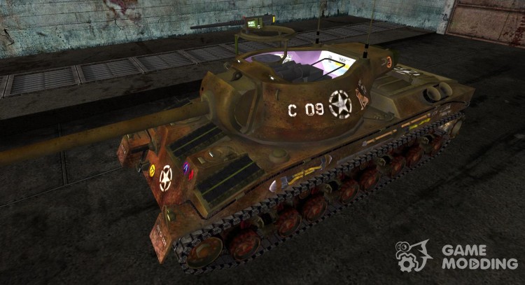 Skin for Prototype Dirty T28 for World Of Tanks