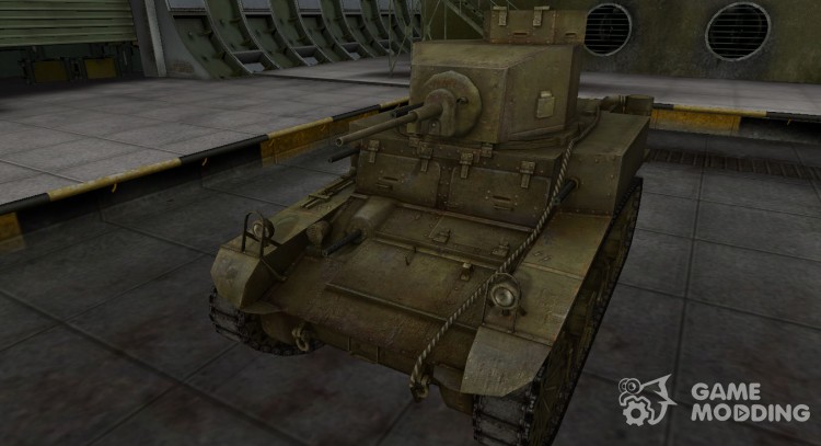 Emery cloth for M3 Stuart in rasskraske 4BO for World Of Tanks