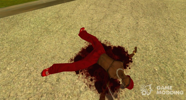 Новая текстура крови для GTA San Andreas