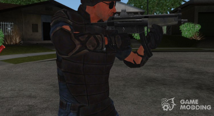 MP5 SWAT для GTA San Andreas