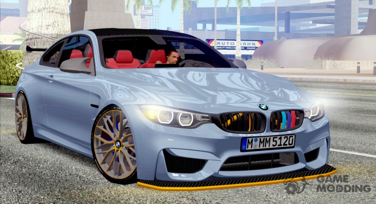 El BMW M4 F82 2014 para GTA San Andreas