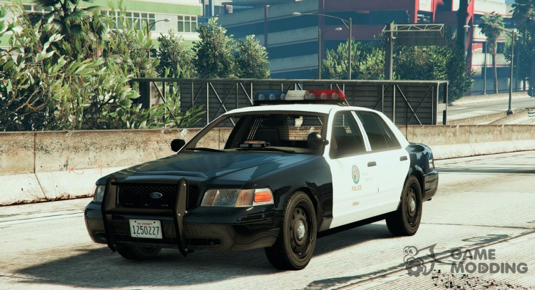 Crown Victoria Police with Default Lightbars для GTA 5