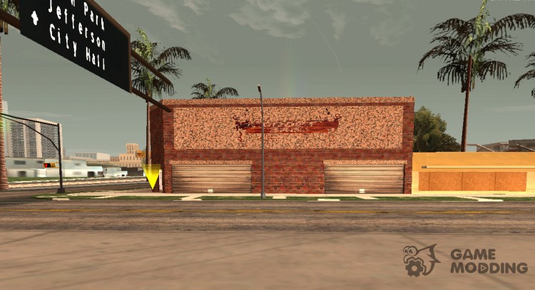 HQ textures of the gym in Gantone for GTA San Andreas