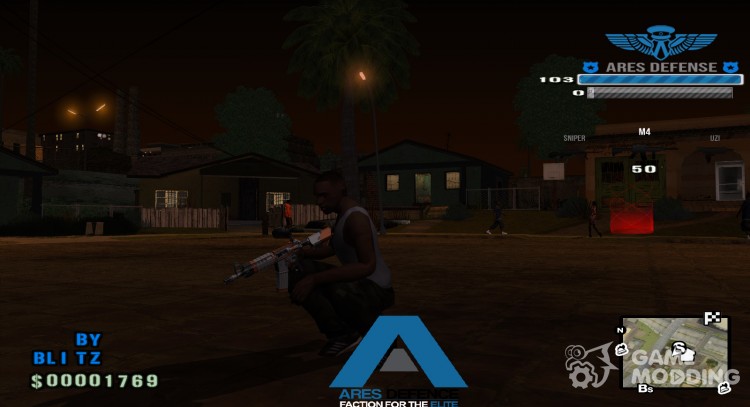 ARES C-HUD by Duke Blitz para GTA San Andreas