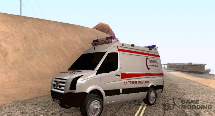 Volkswagen Crafter ambulancia para GTA San Andreas