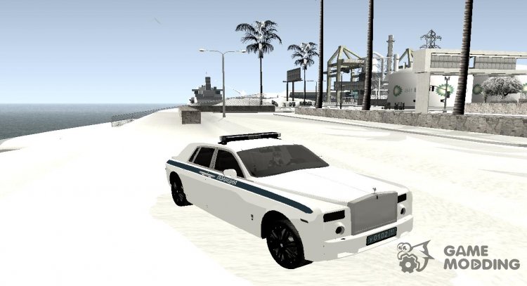 Rolls-Royce Phantom 2018 Полиция для GTA San Andreas