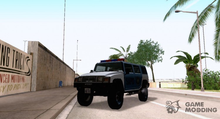 Mammoth Patriot San Andreas Police SUV para GTA San Andreas