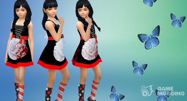 Vestido De Lolita para Sims 4