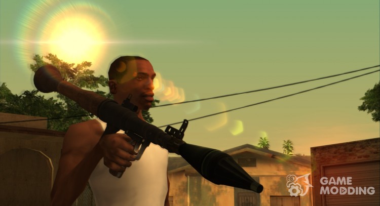 HQ RPG (With HD Original Icon) para GTA San Andreas