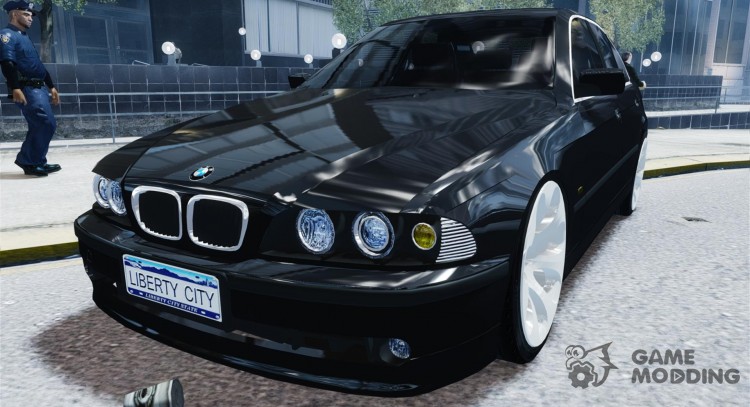 BMW 530I E39 e63 white wheels for GTA 4