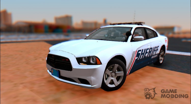 2013 Dodge Charger Red County sheriff's office for GTA San Andreas