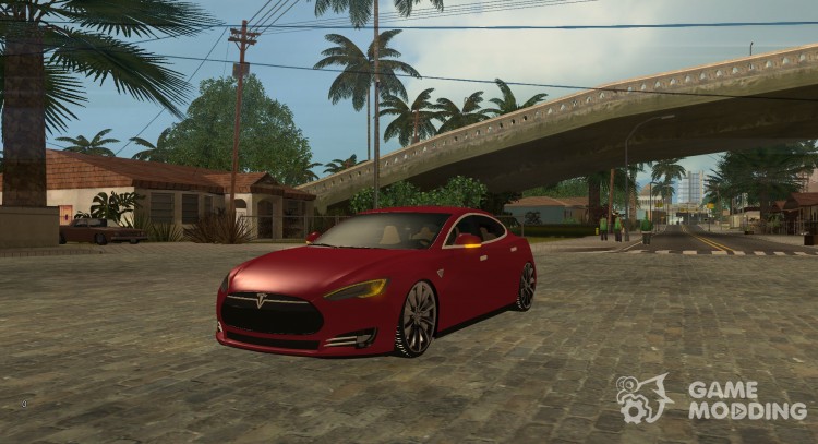 El Tesla Model S 2014 v2 para GTA San Andreas