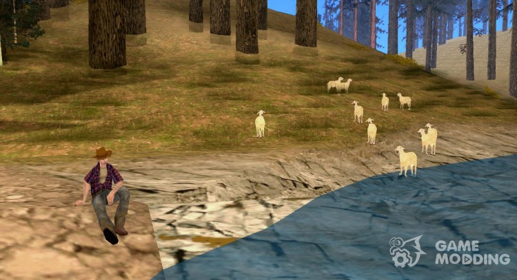 Одинокий пастух для GTA San Andreas