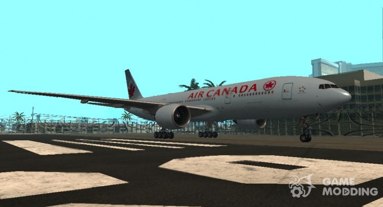 El Boeing 777-200ER de Air Canada para GTA San Andreas