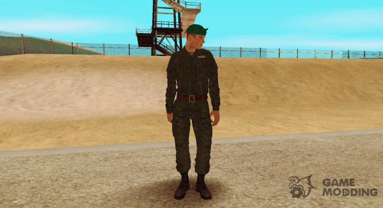 Солдат в зеленом берете для GTA San Andreas