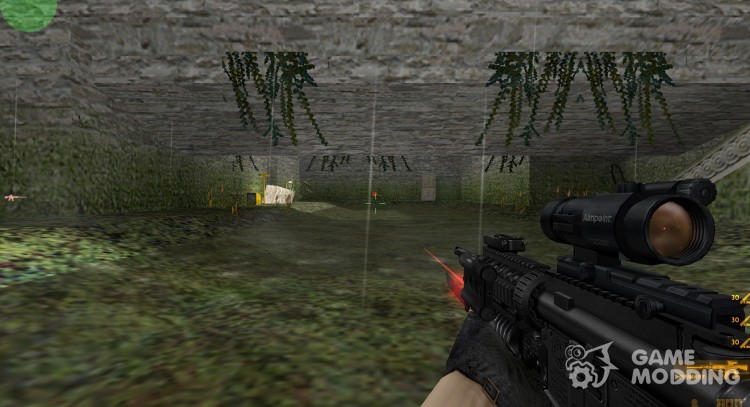 M4A1 con un láser de pistola para Counter Strike 1.6