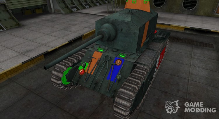 Качественный скин для ARL 44 для World Of Tanks