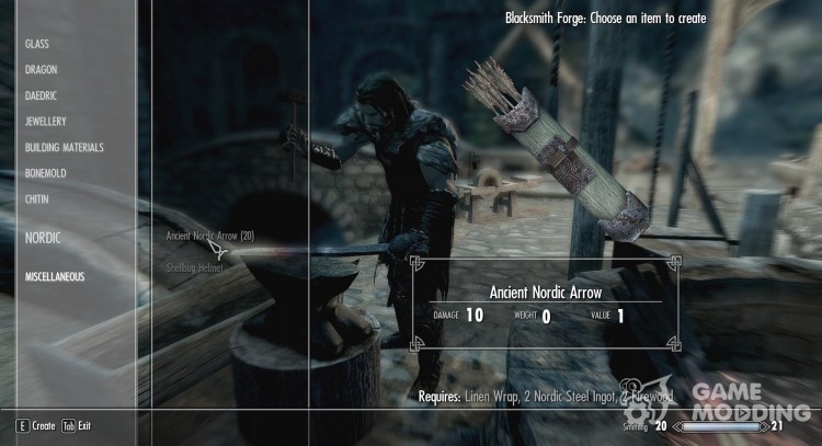 Craftable Ancient Nord Weapons for TES V: Skyrim