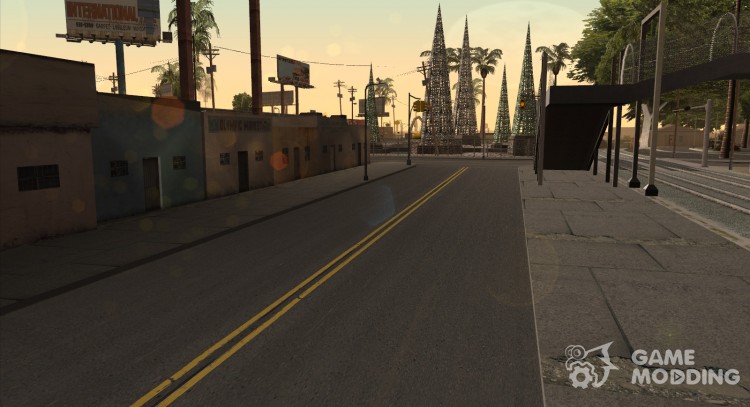 Real HQ Roads для GTA San Andreas